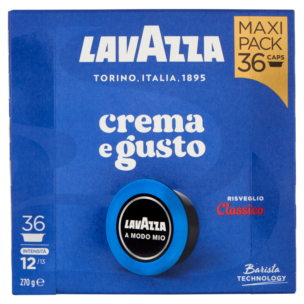 Lavazza A Modo Mio crema e gusto Classico 36 Capsule 270 g
