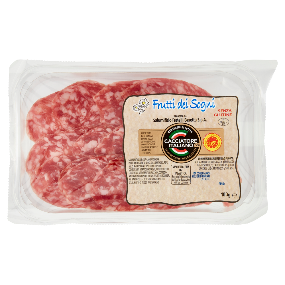 Frutti dei Sogni Salamini Italiani alla Cacciatora DOP 100 g