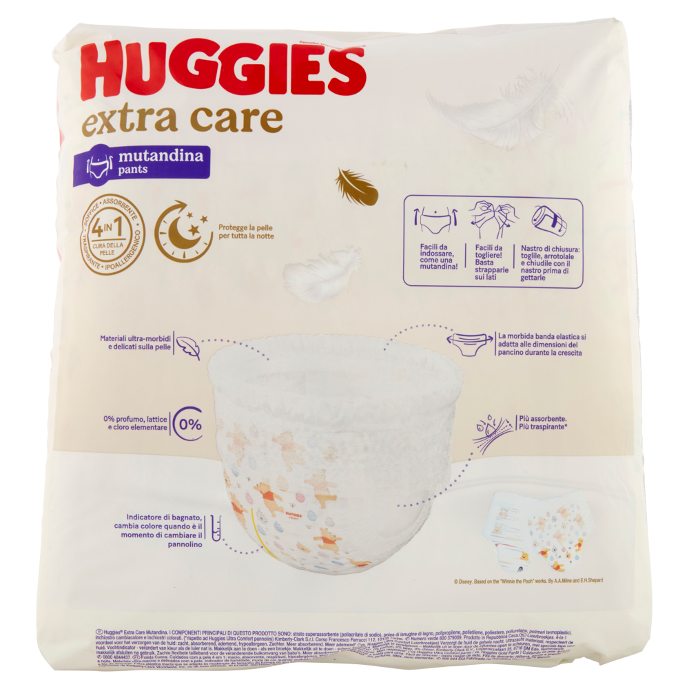 Huggies extra care mutandina 6 15-25 Kg 22 pz