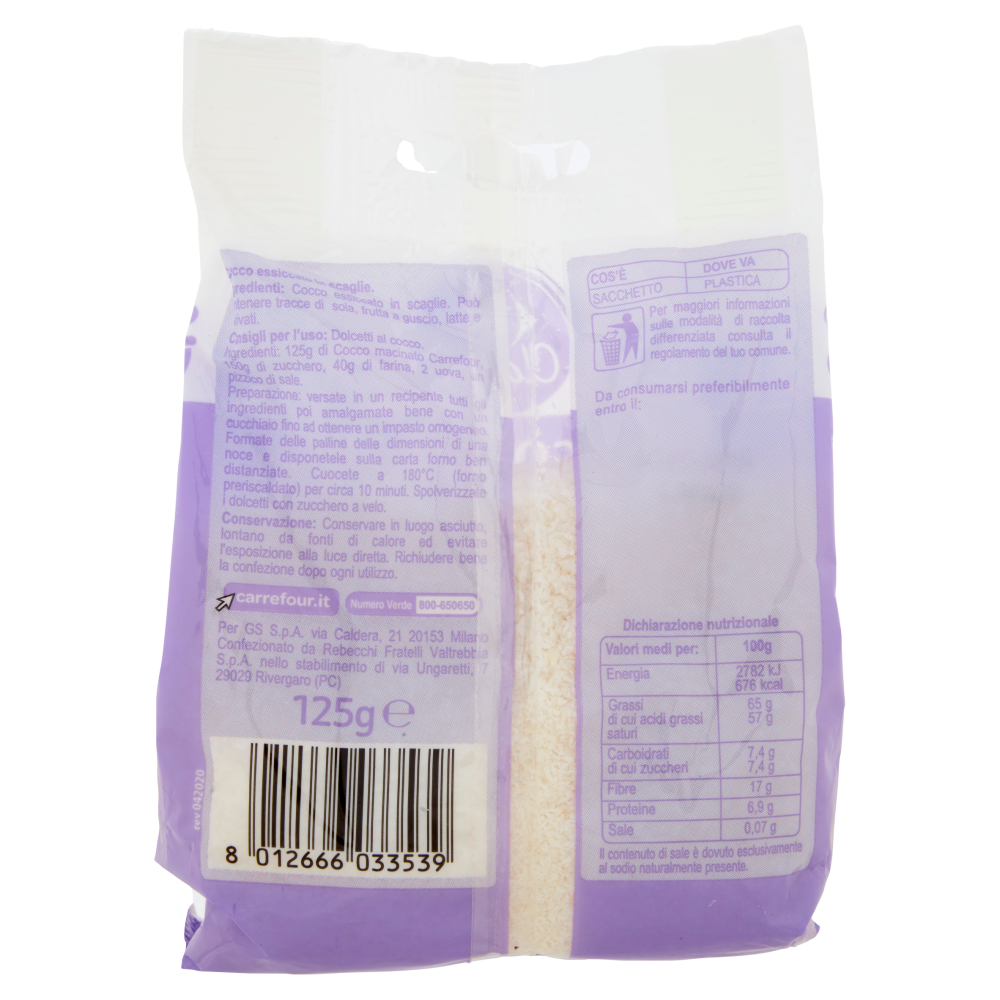 Carrefour Classic Cocco Macinato 125 g
