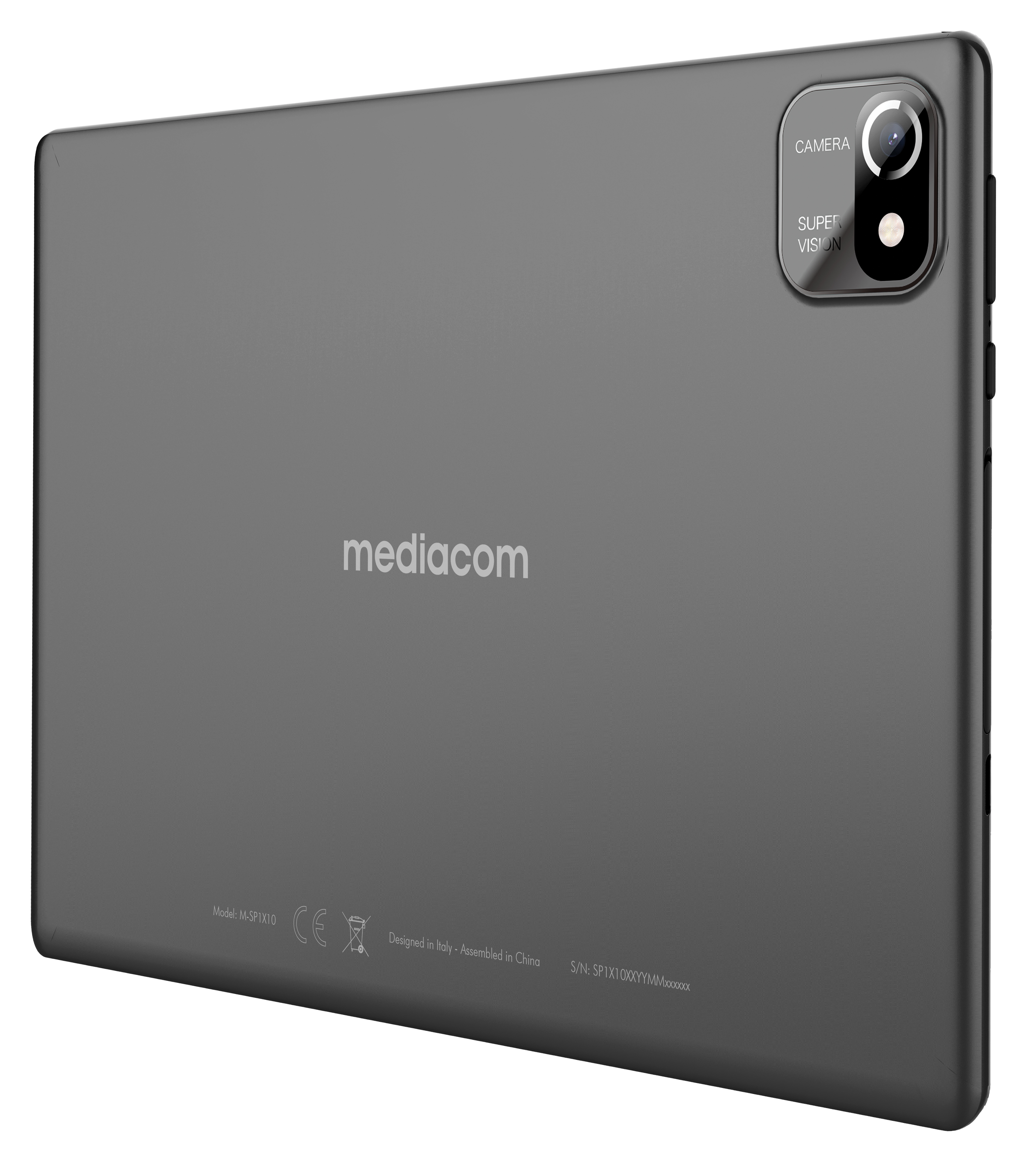 Mediacom SmartPad X10 4G Spreadtrum LTE-FDD 32 GB 25,6 cm (10.1") 2 GB Android 12 Go edition Nero