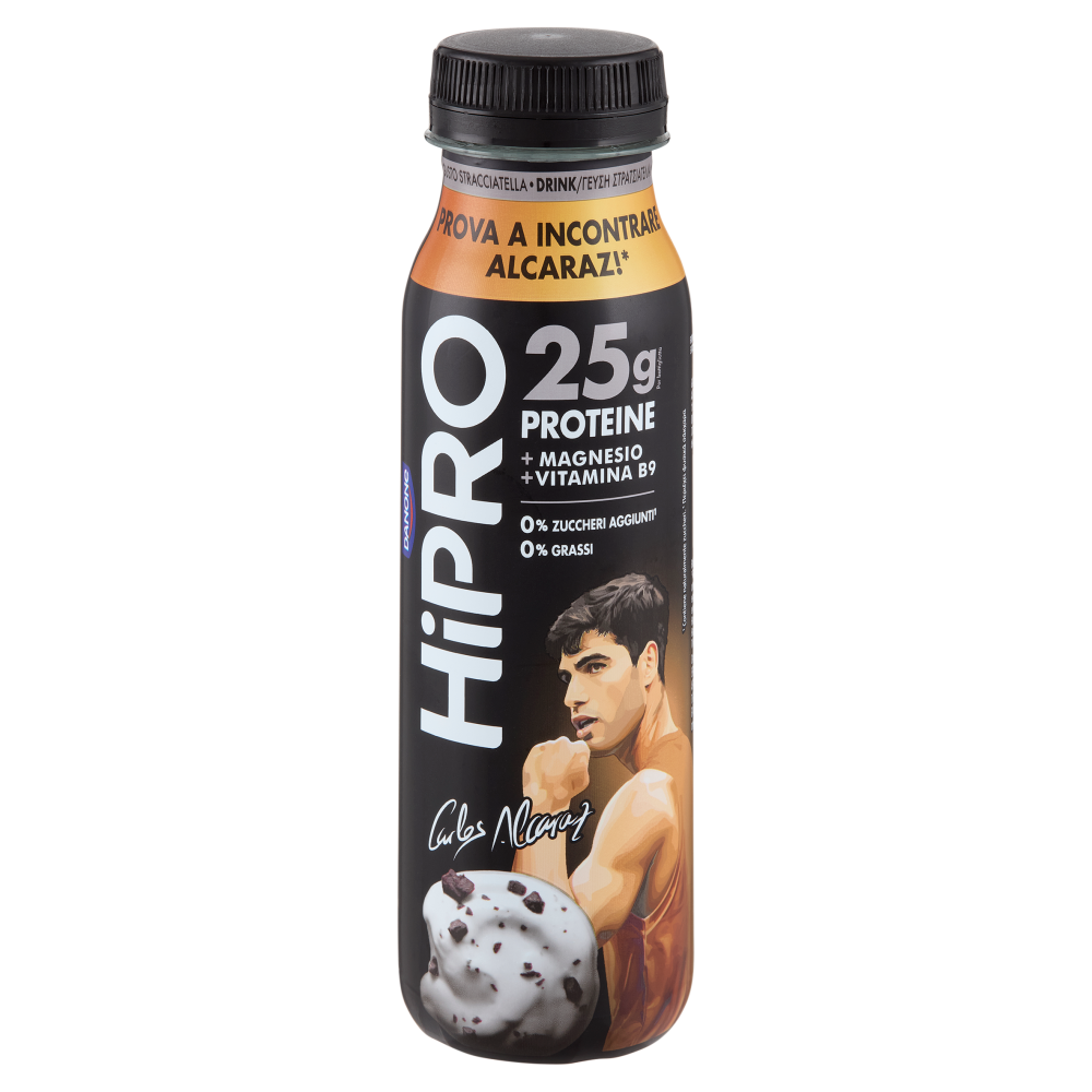 HiPRO Drink Stracciatella,25g Proteine,0% grassi,con Magnesio&Vit B9, senza lattosio, 300g