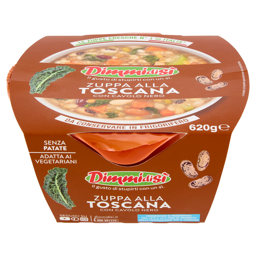 DimmidiSì Zuppa alla Toscana con Cavolo Nero 620 g