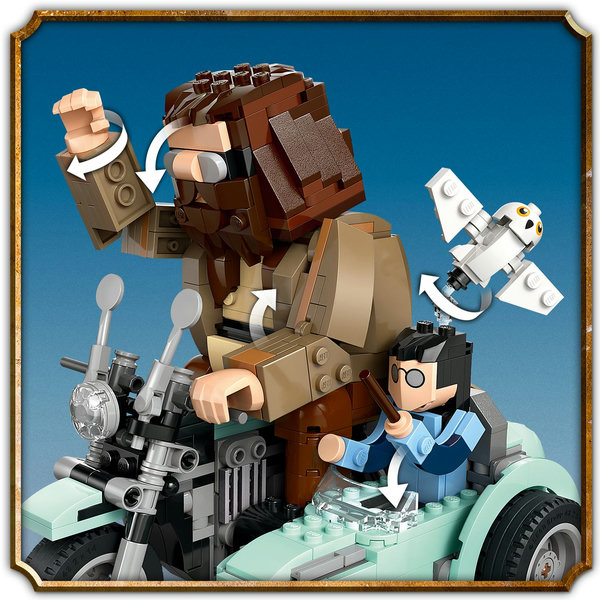 LEGO Harry Potter Giro sul sidecar di Hagrid&trade; e Harry