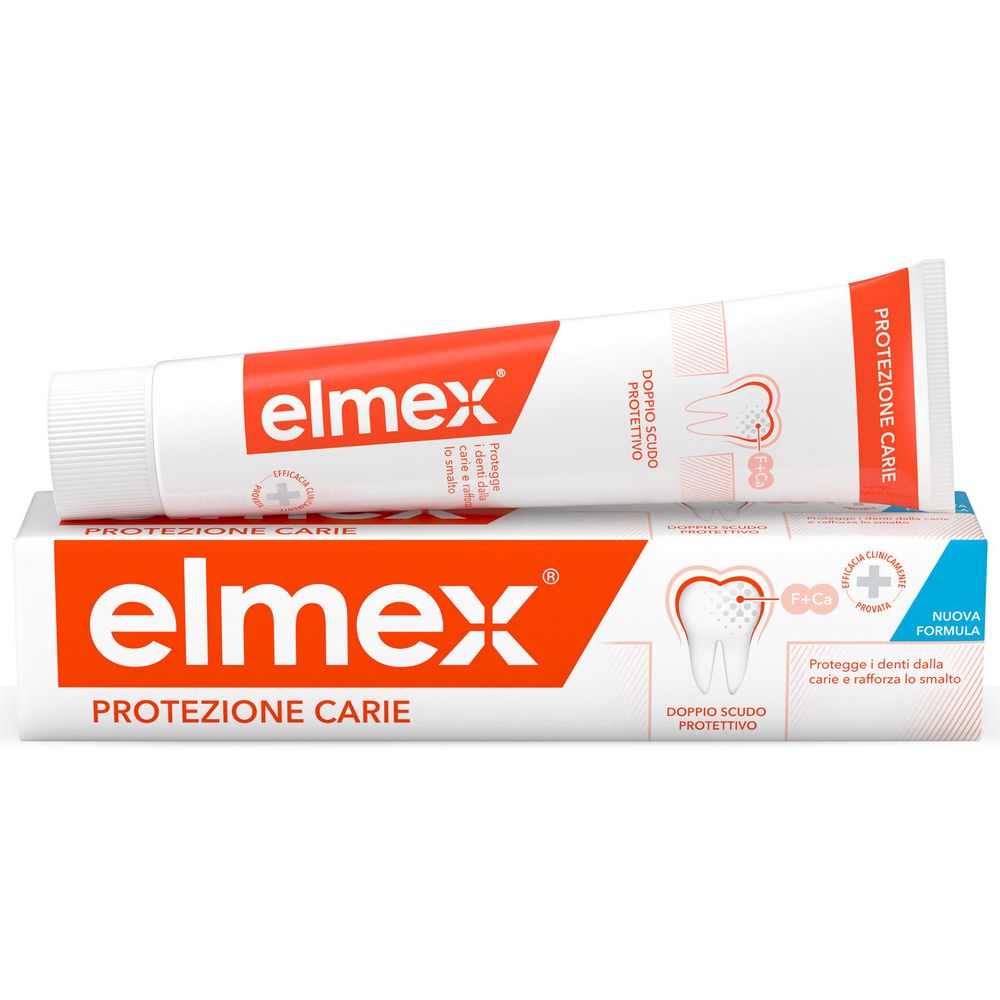 elmex dentifricio Protezione Carie doppio scudo protettivo 75 ml