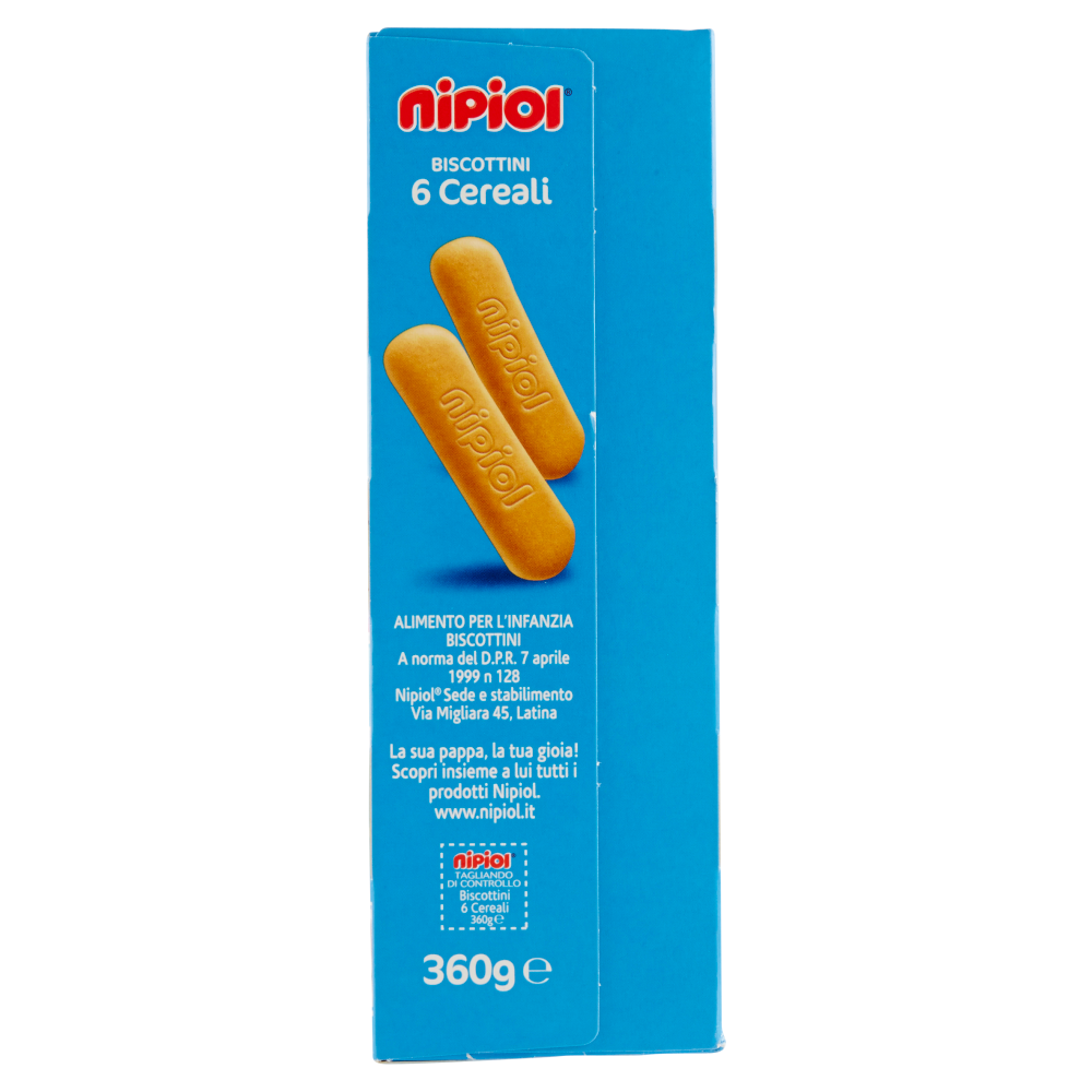 nipiol Biscottini 6 Cereali 360 g