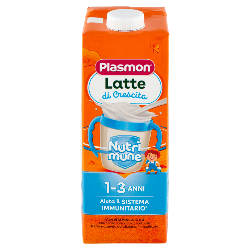 Plasmon Latte di Crescita Nutri mune 1-3 Anni 1 L