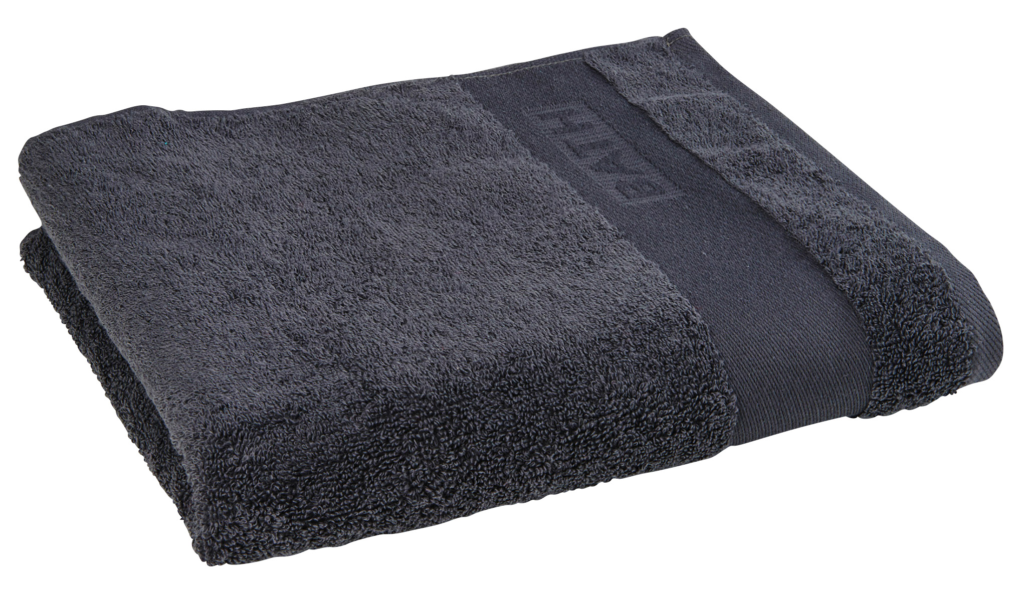 TEX HOME Asciugamano, mis. 50x90 cm, 100% cotone, colore grigio scuro