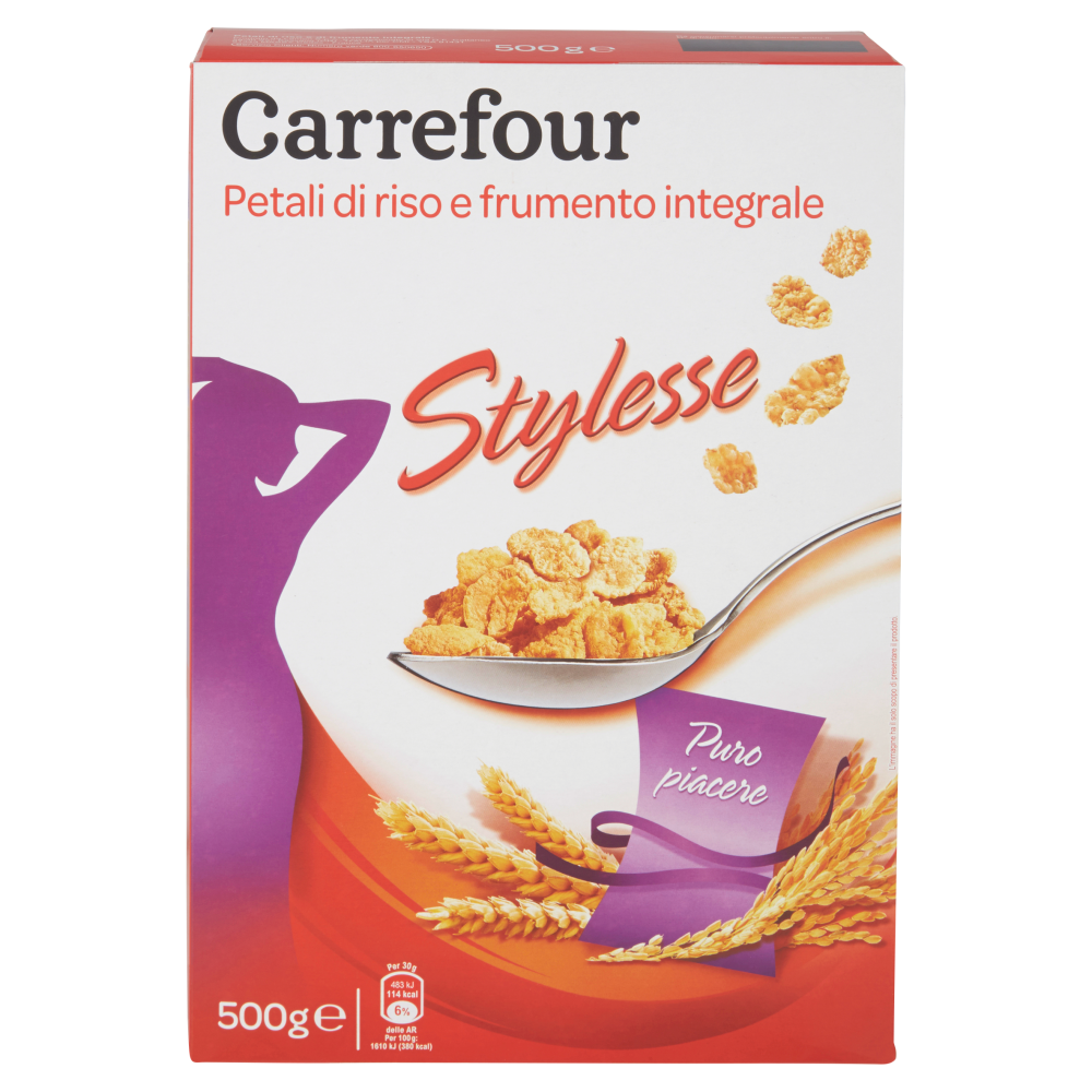 Carrefour Stylesse Petali di riso e frumento integrale 500 g