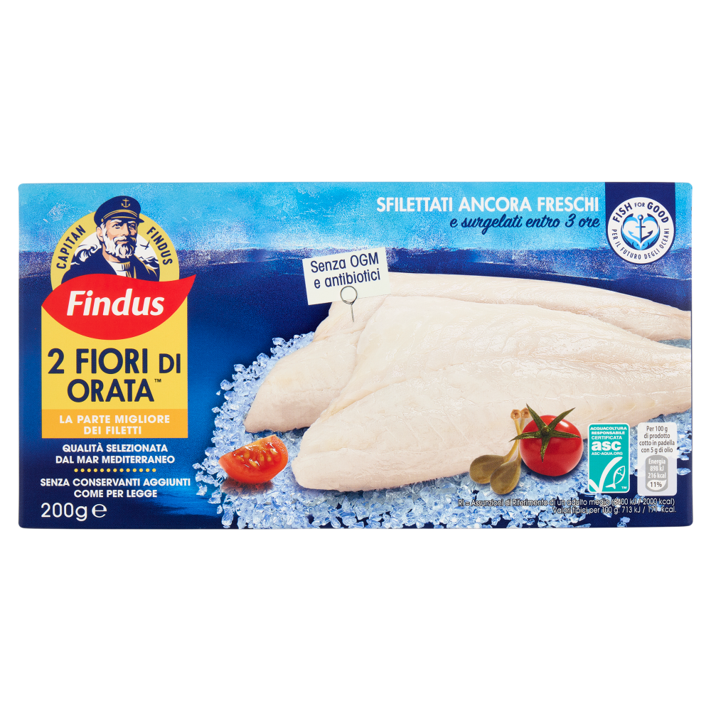 Capitan Findus 2 Fiori di Orata 200 g
