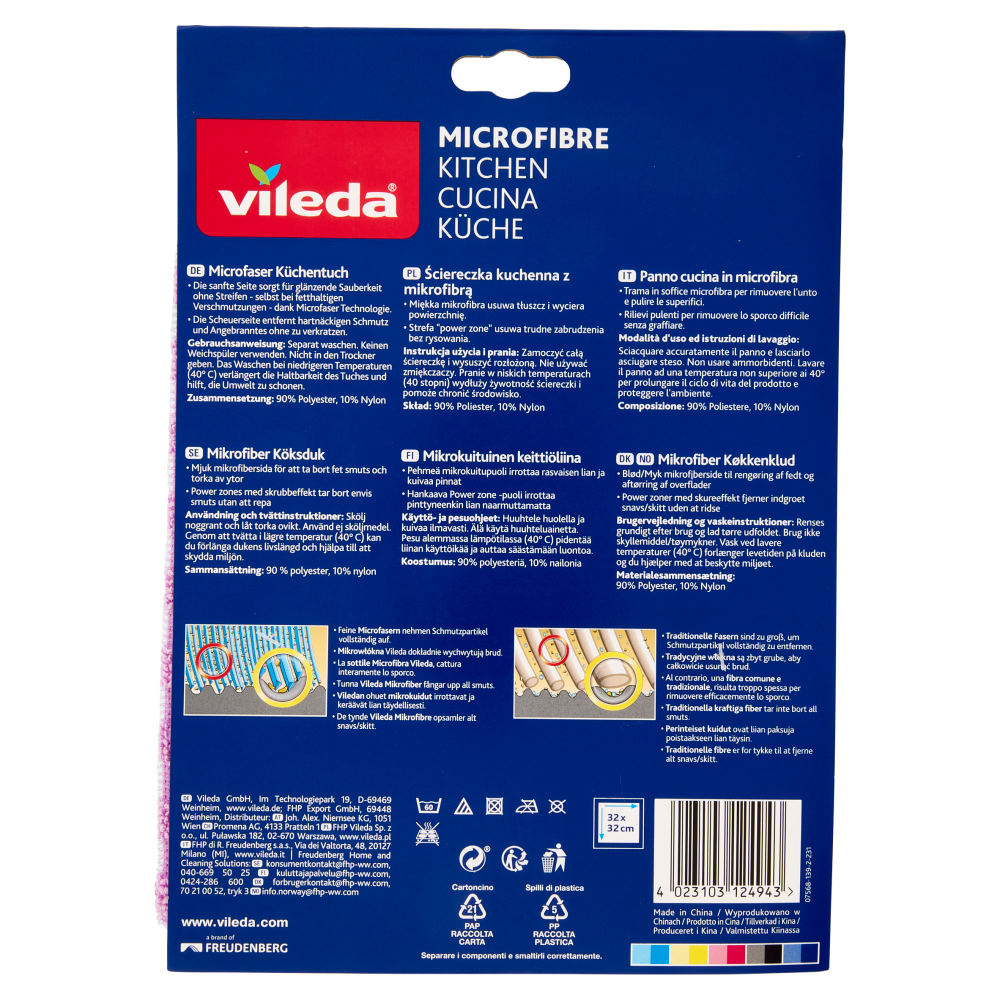 Vileda Microfibre Cucina 1 pz