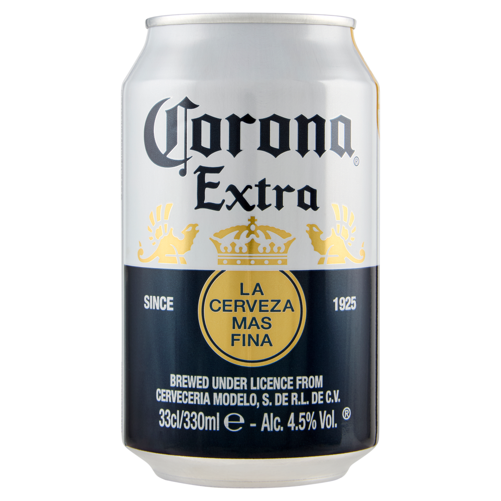 CORONA Extra Birra lager internazionale lattina 33cl