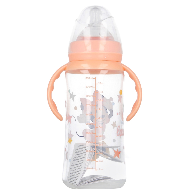 Stor 13104 biberon 360 ml Multicolore, Trasparente Plastica