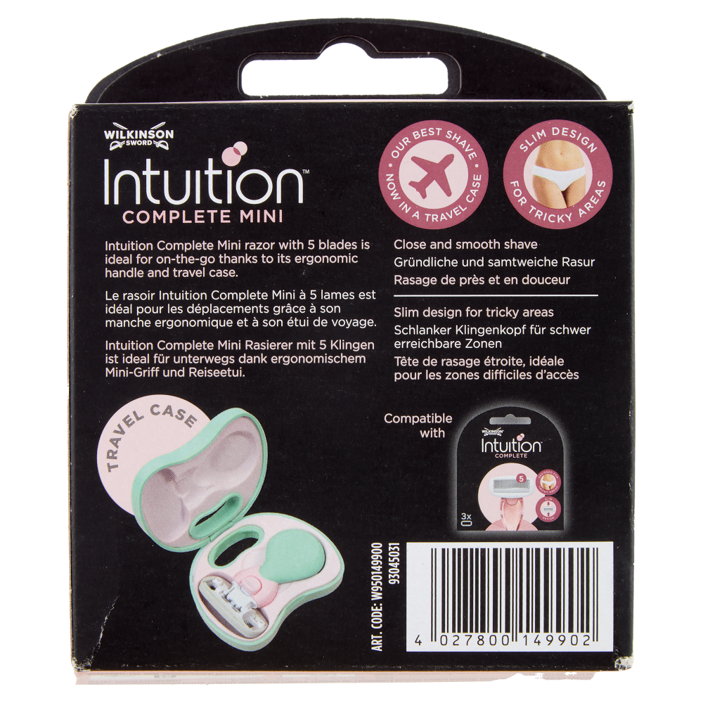 Wilkinson Sword Intuition Complete Mini Rasoio Portatile
