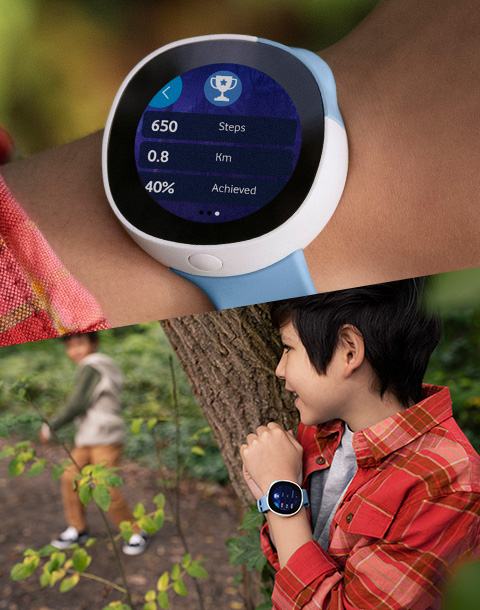 Vodafone Neo 44.5 mm Touch screen Blu, Bianco