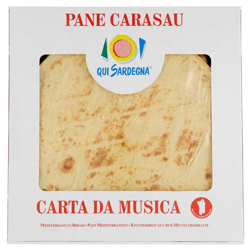 Qui Sardegna Pane Carasau Carta da Musica 500 g