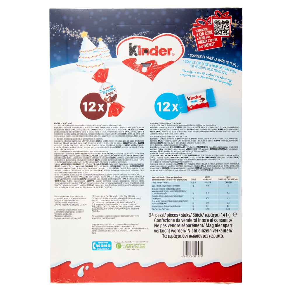 Kinder Calendario dell'Avvento 141 g