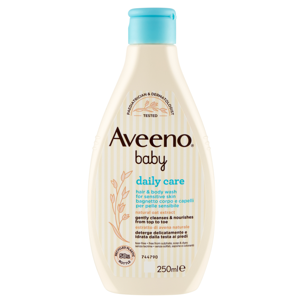 Aveeno baby daily care bagnetto corpo e capelli per pelle sensibile 250 ml