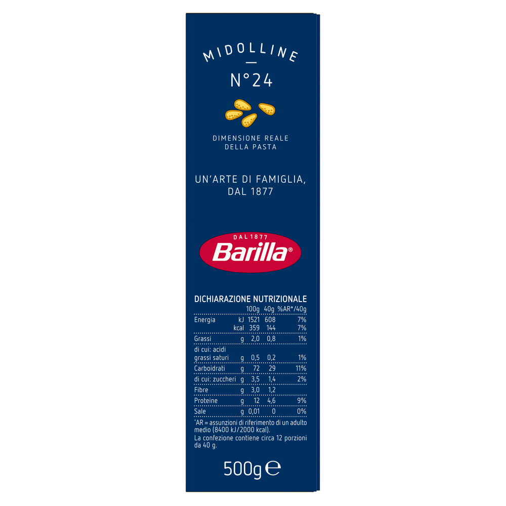 Barilla Pasta Midolline n.24 500 g
