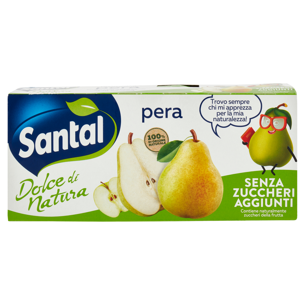 Santàl Dolce di Natura pera Senza Zuccheri Aggiunti 3 x 200 ml