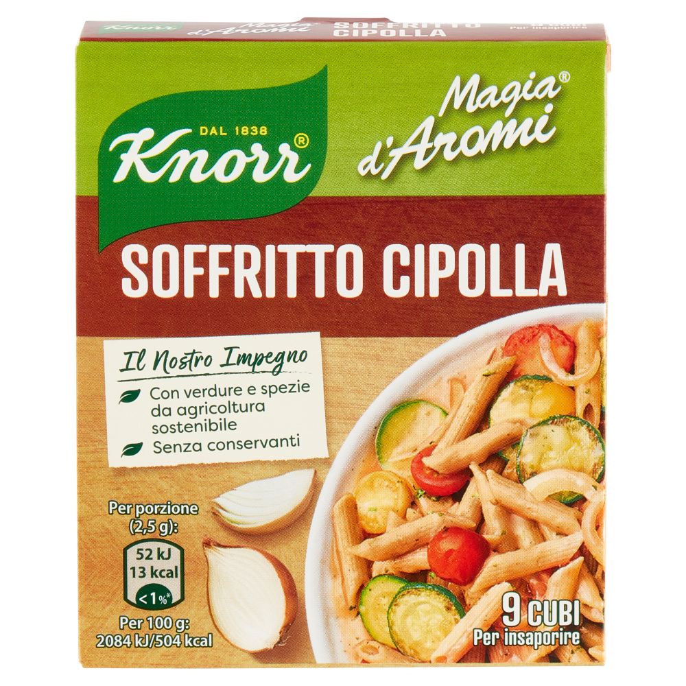 Knorr Magia d'Aromi Soffritto Cipolla Cubi 9 x 10 g
