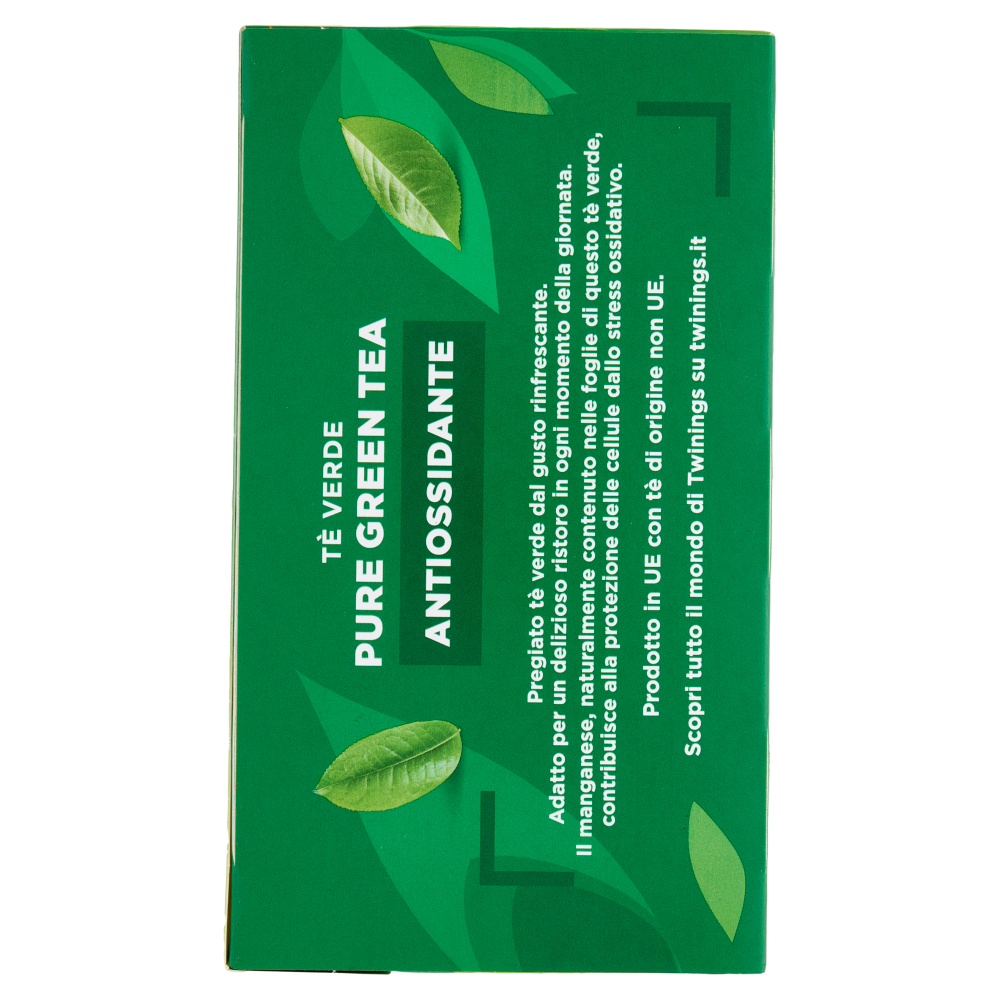Twinings Pure Green Tea Tè Verde Antiossidante 50 filtri The 100 g