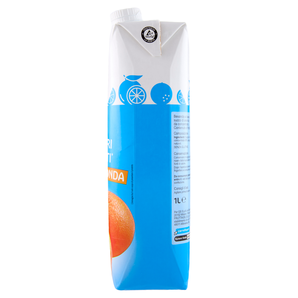 Carrefour Classic Bevanda Senza Zuccheri Aggiunti* Arancia Bionda 1 L