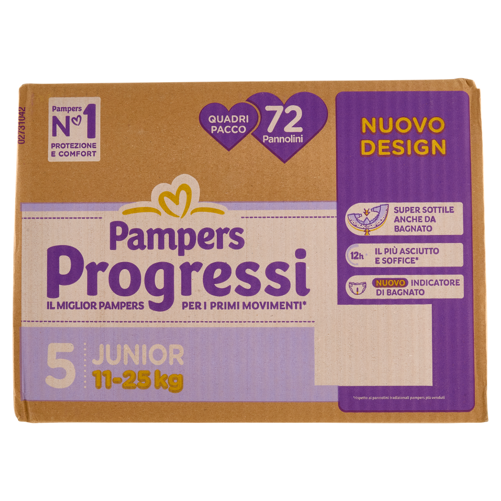 Pampers Progressi Junior 72 pz