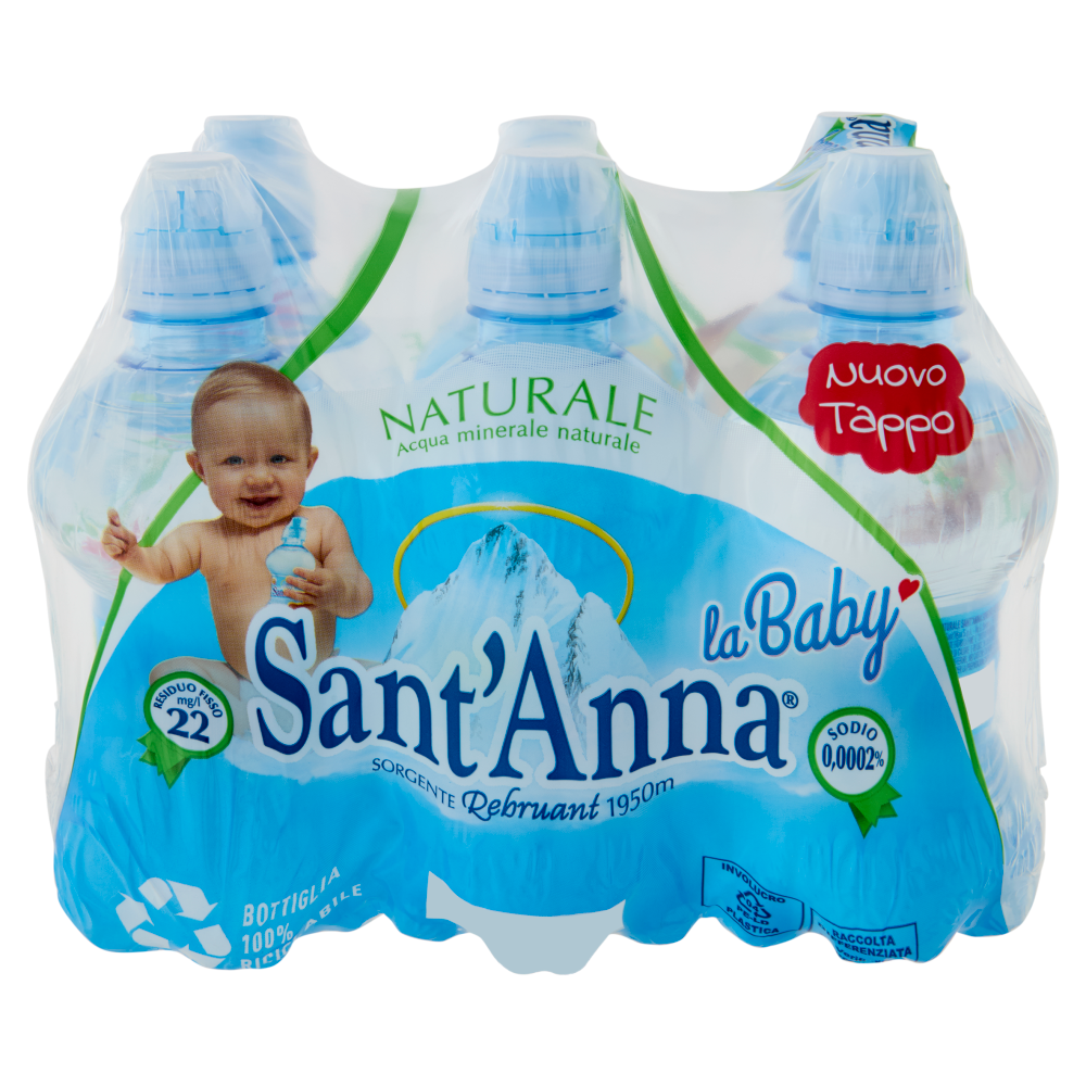 Sant'Anna la Baby Naturale Sorgente Rebruant Vinadio 6 x 0,25 L