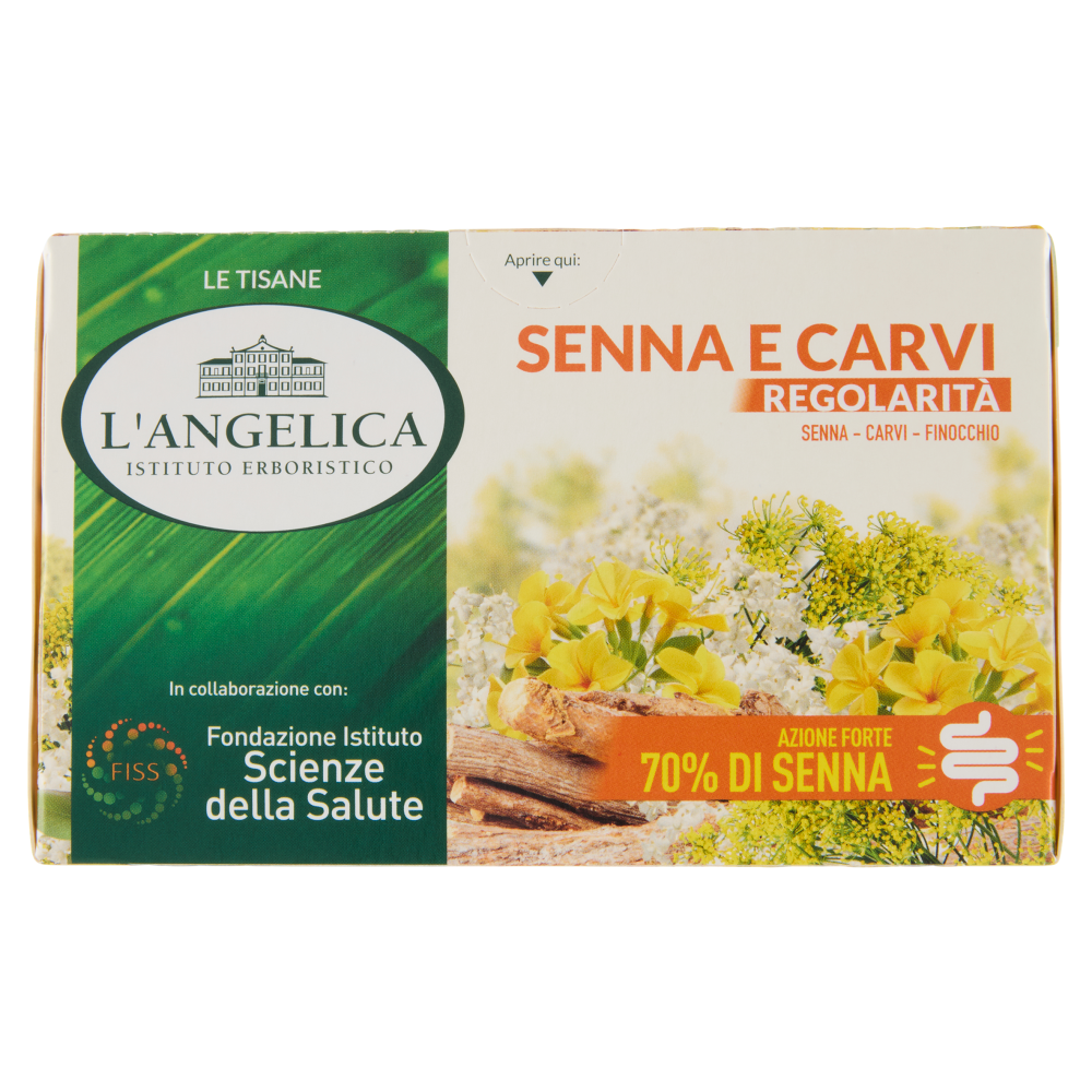 L'Angelica Le Tisane Senna e Carvi Regolarit&agrave; 18 Filtri 34,2 g