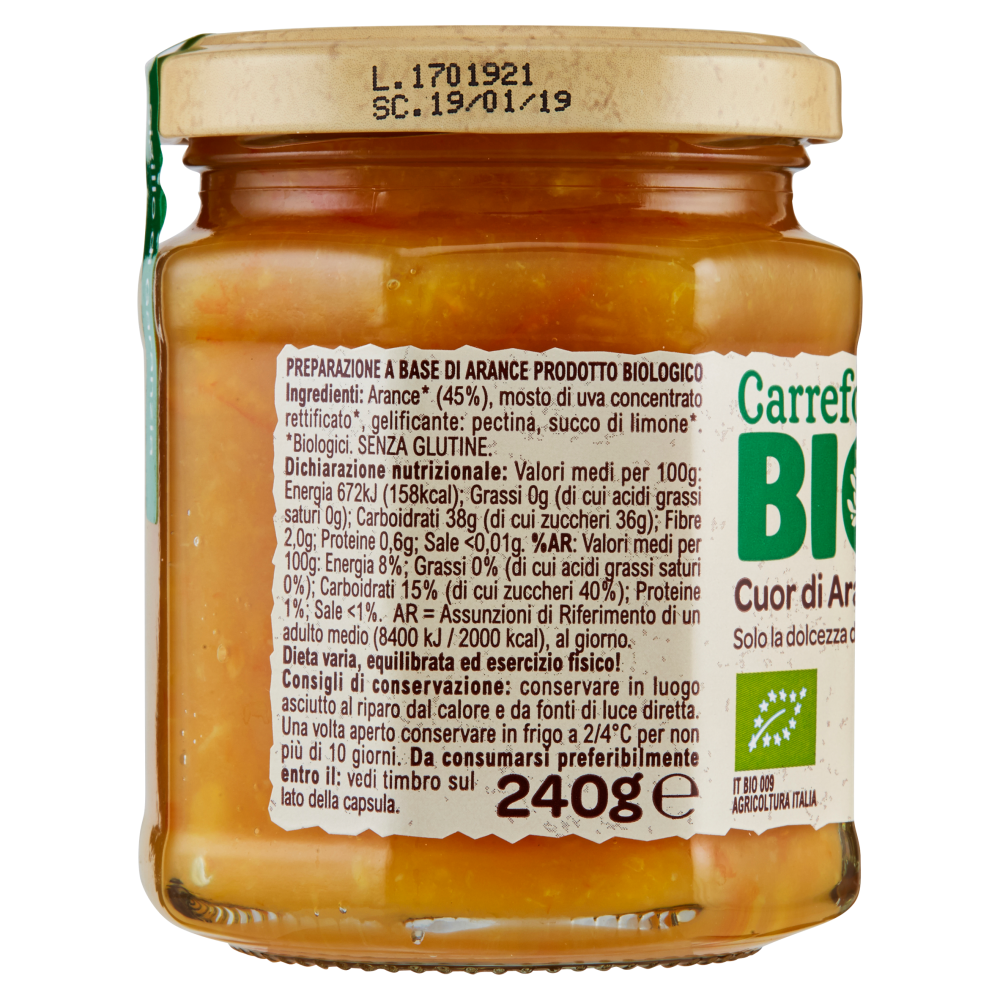 Carrefour Bio Cuor di Arancia 240 g