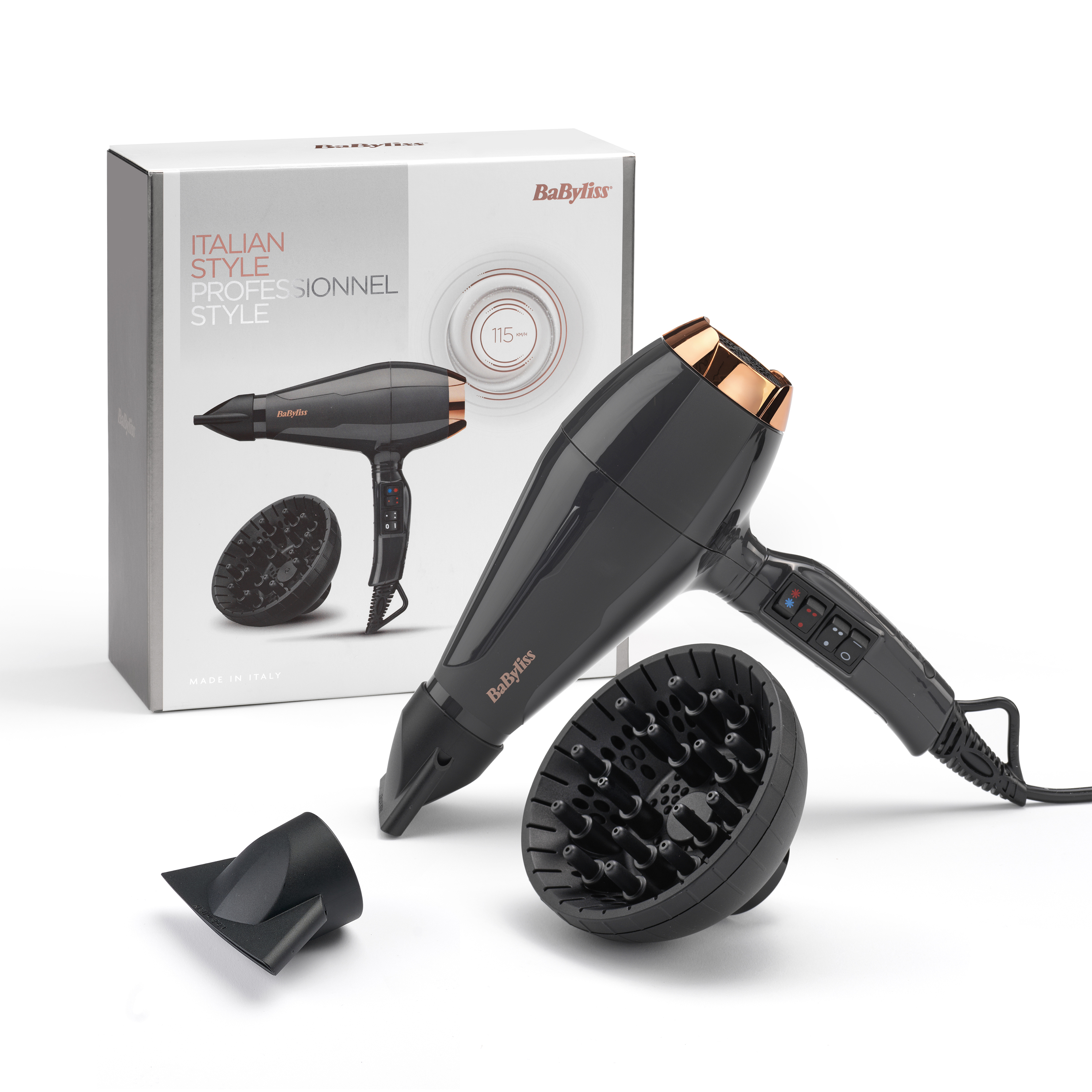 BaByliss 6719DE asciuga capelli 2200 W Nero