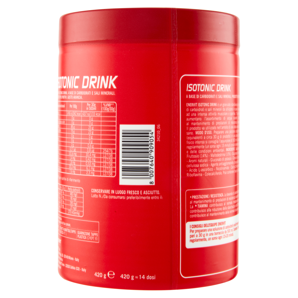 Enervit Isotonic Drink Orange Flavour 420 g