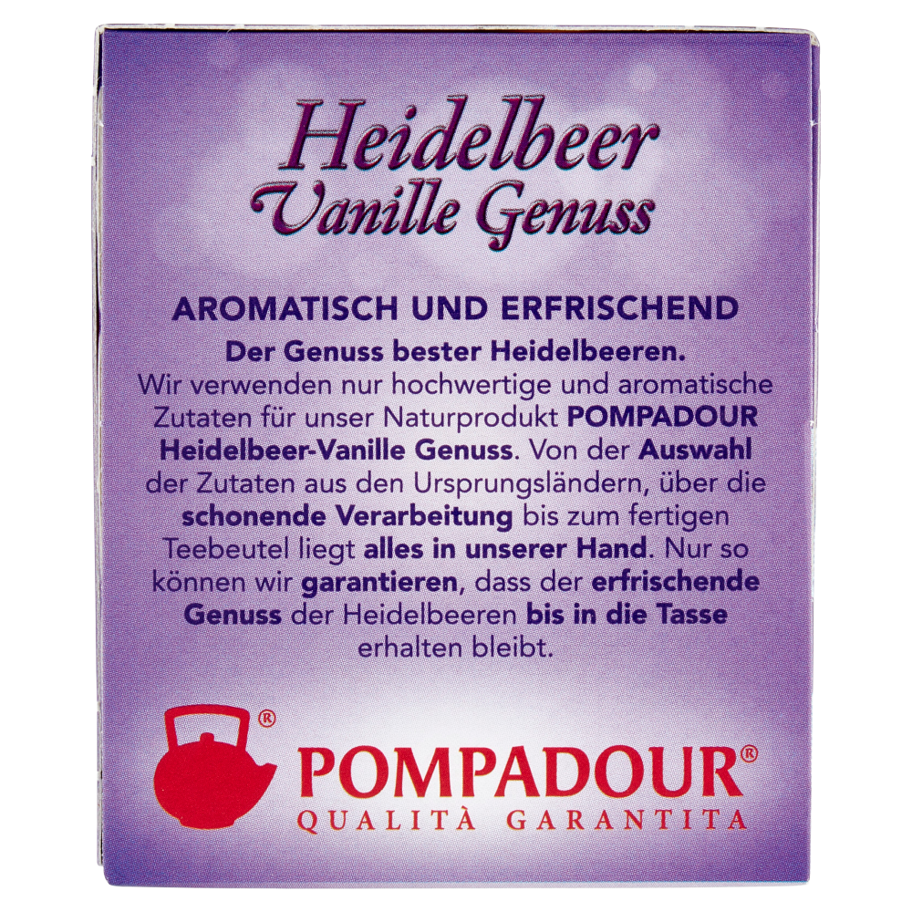 Pompadour Infuso Tentazioni al Mirtillo bustine 20 x 3 g