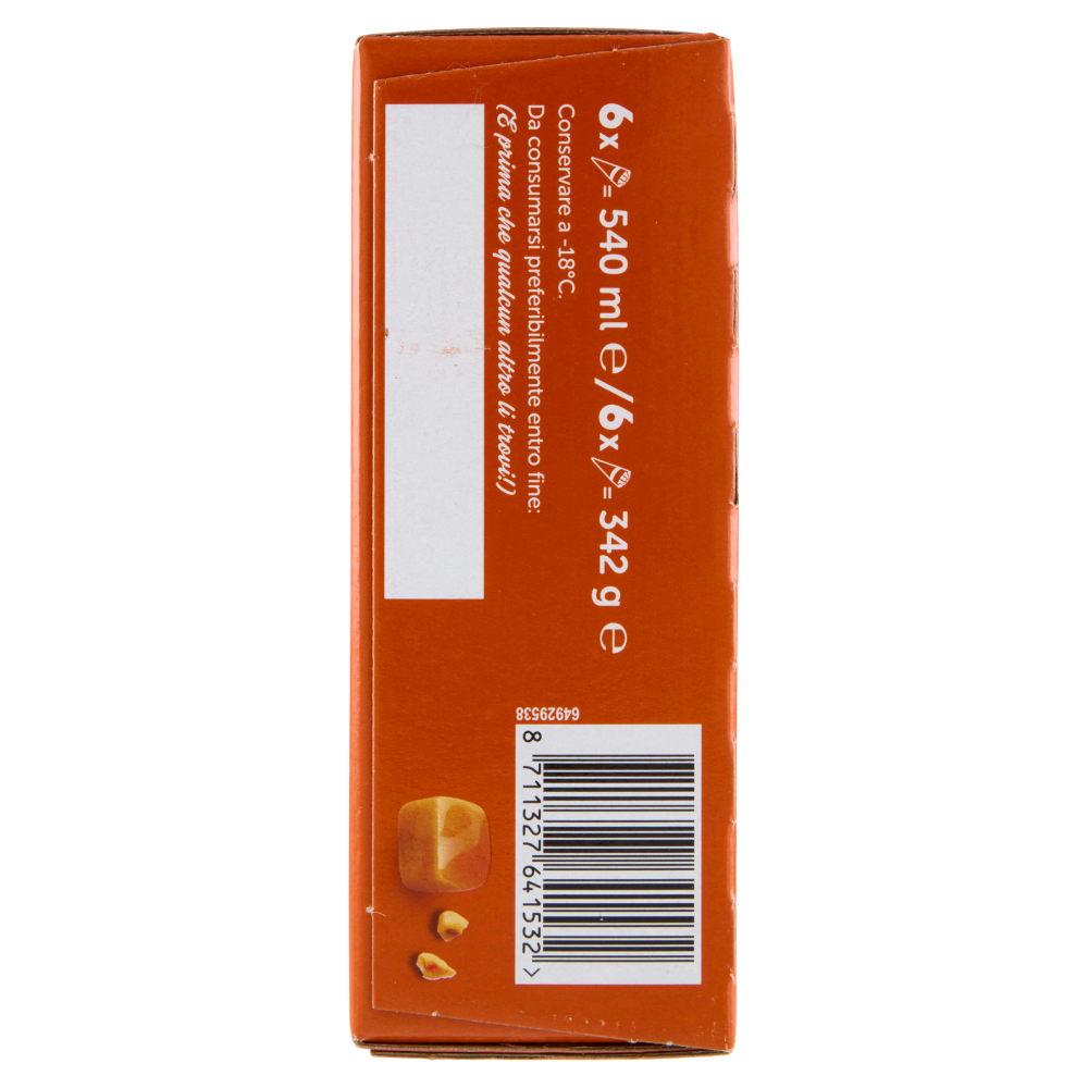 Cornetto Algida Cuore di Caramello 6 Gelati 342 g