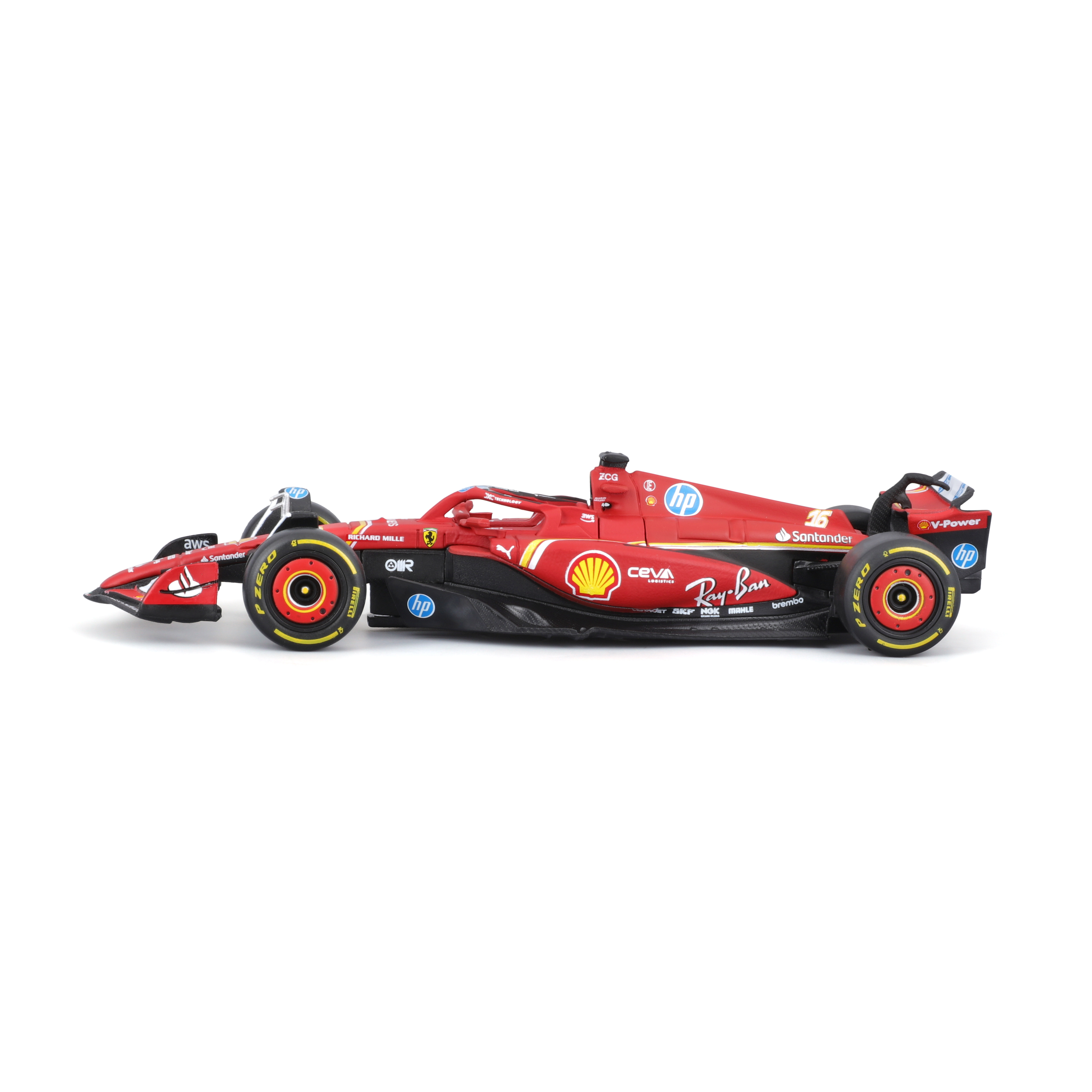 BBURAGO Auto F1 Ferrari SF-24 #16 Leclerc WB 1:43