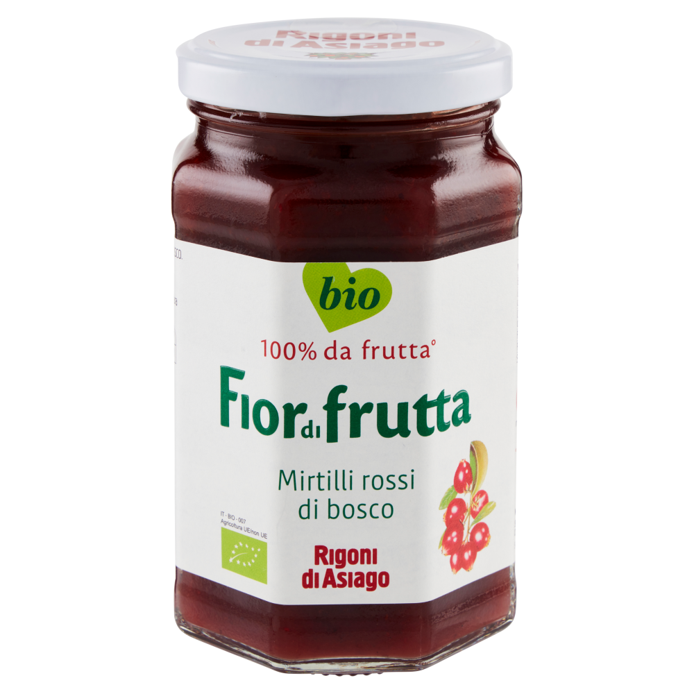 Rigoni di Asiago Fiordifrutta Mirtilli rossi di bosco bio 330 g