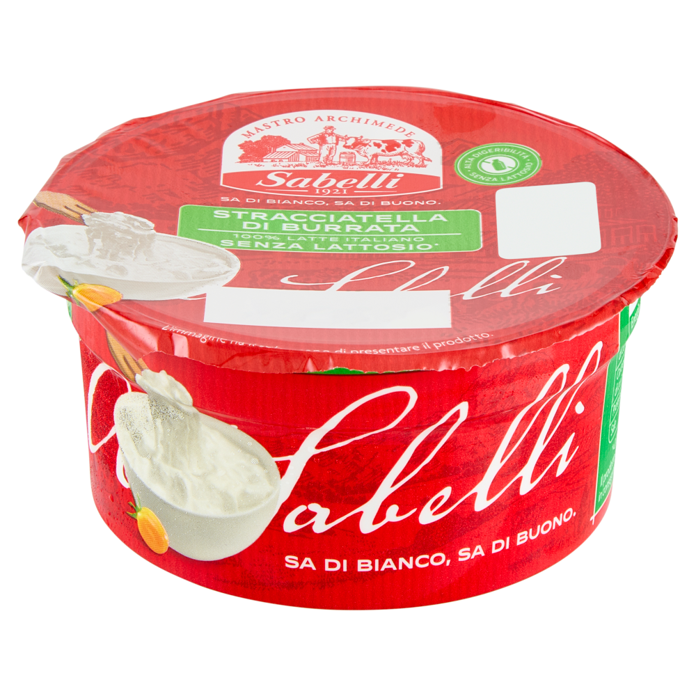 Sabelli Stracciatella di Burrata Senza Lattosio* 140 g