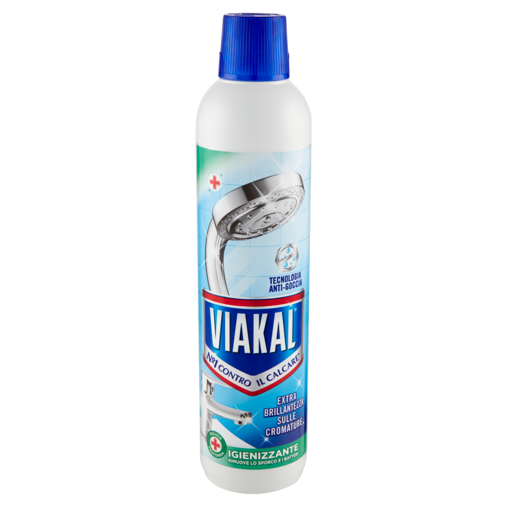 Viakal Detersivo Anticalcare Bagno e Cucina Igienizzante Liquido 750 ml