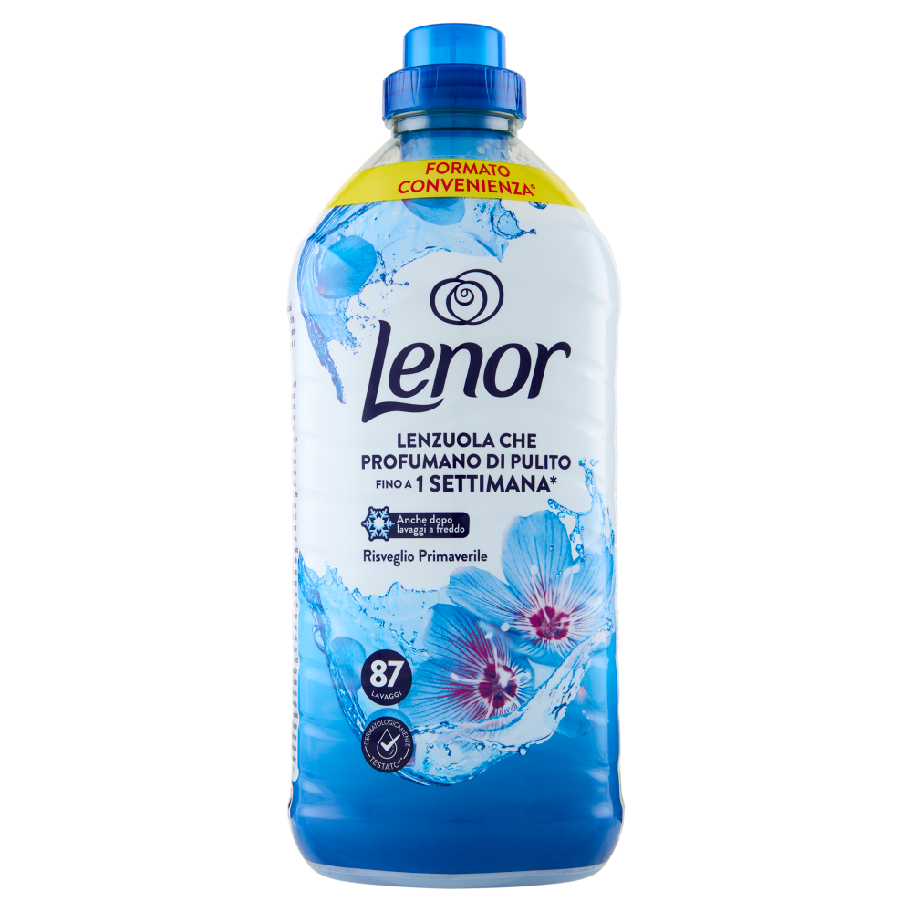 Lenor Ammorbidente Lavatrice Concentrato, Risveglio Primaverile, 87 Lavaggi 1,827 L
