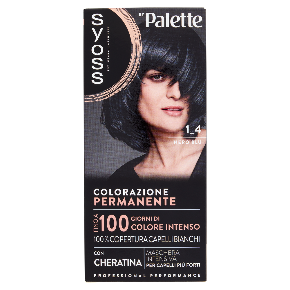 Syoss By Palette Colorazione Permanente 1_4 Nero Blu