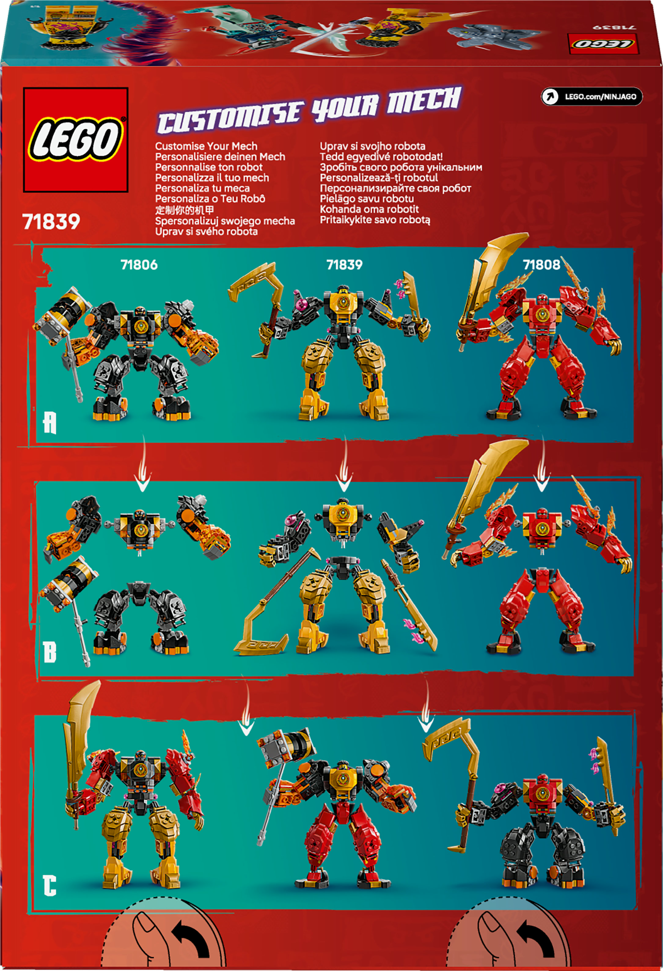 LEGO NINJAGO Battle Mech Spinjitzu di Arin