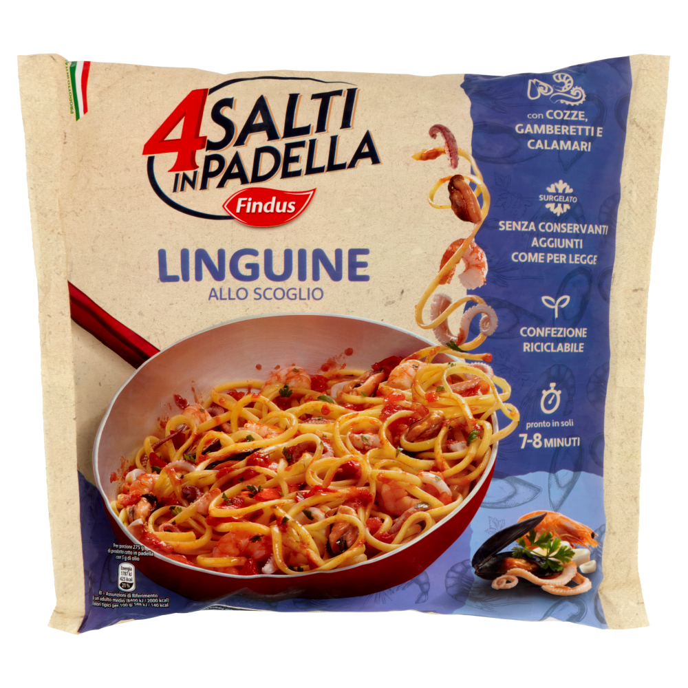 4 Salti In Padella Findus Linguine Allo Scoglio 550 G Carrefour