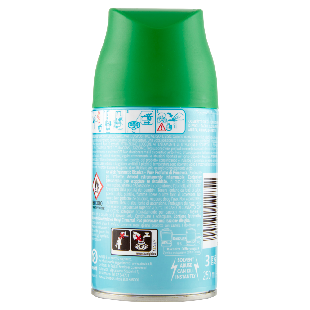 Air Wick Freshmatic Ricarica Pure Profumo di Primavera Profumatore per ambiente 250 ml
