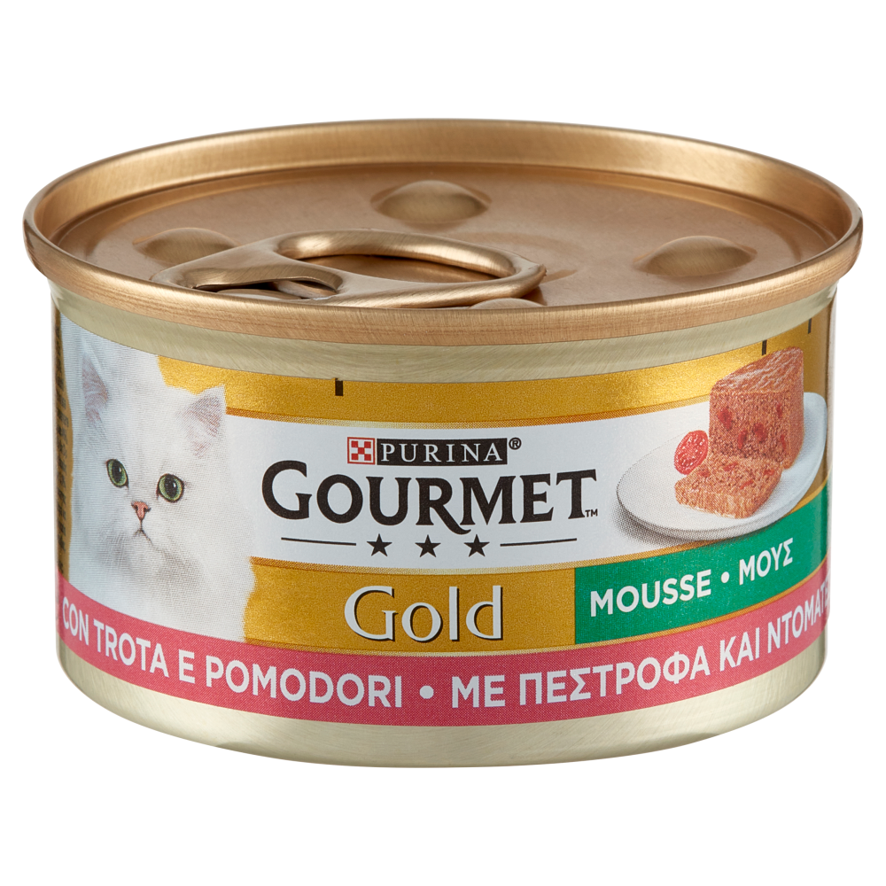 PURINA GOURMET Gold Mousse con Trota e Pomodori 85 g