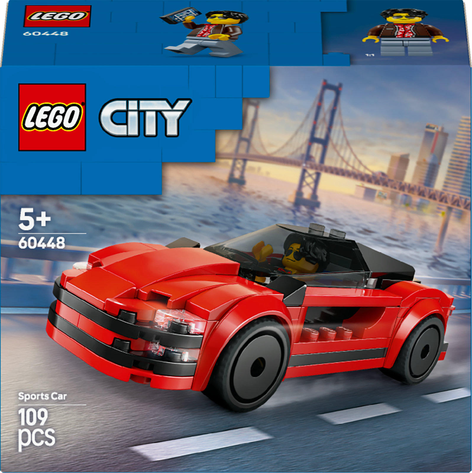 LEGO City Auto sportiva rossa