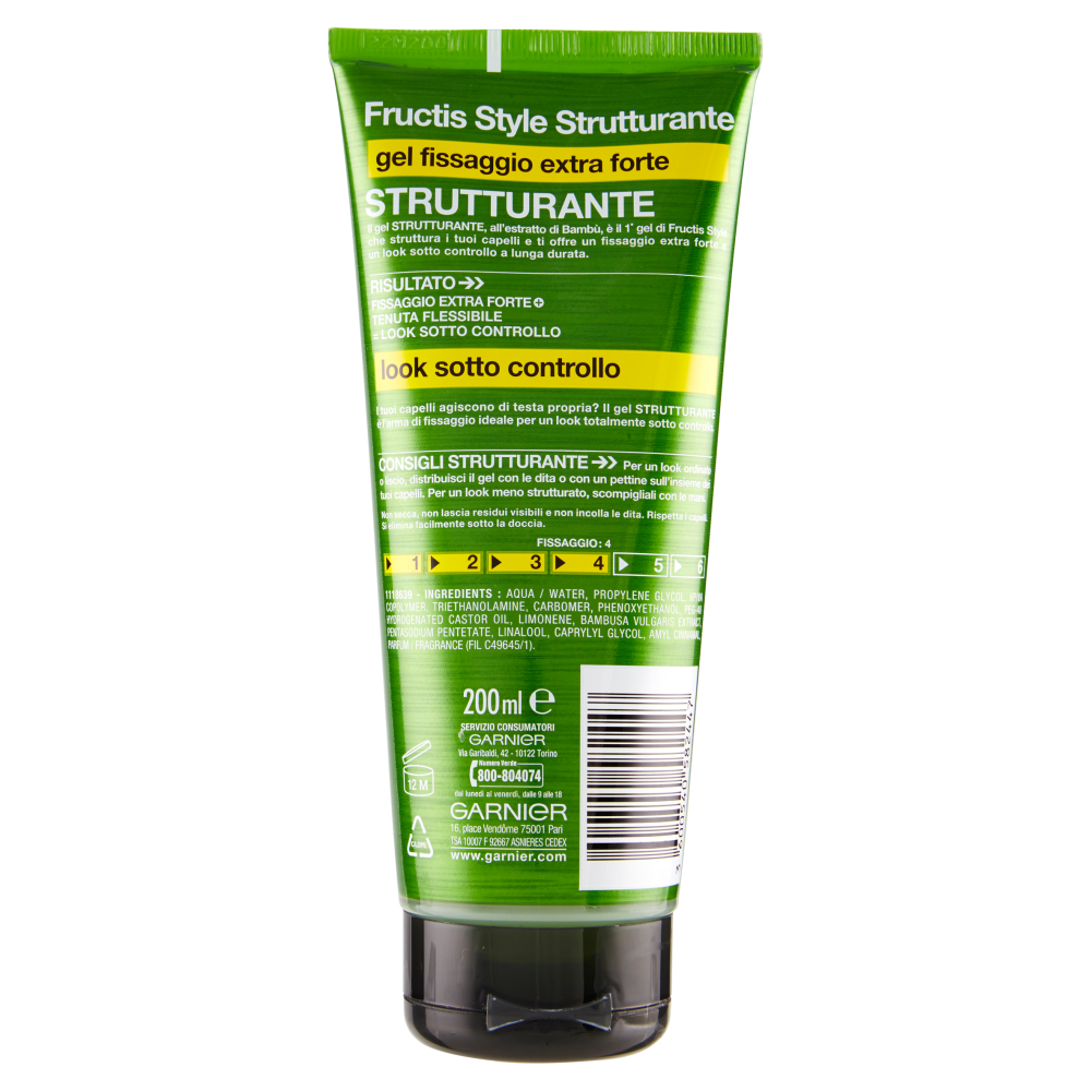 Garnier Fructis Style Strutturante Gel extra forte 04 200 ml