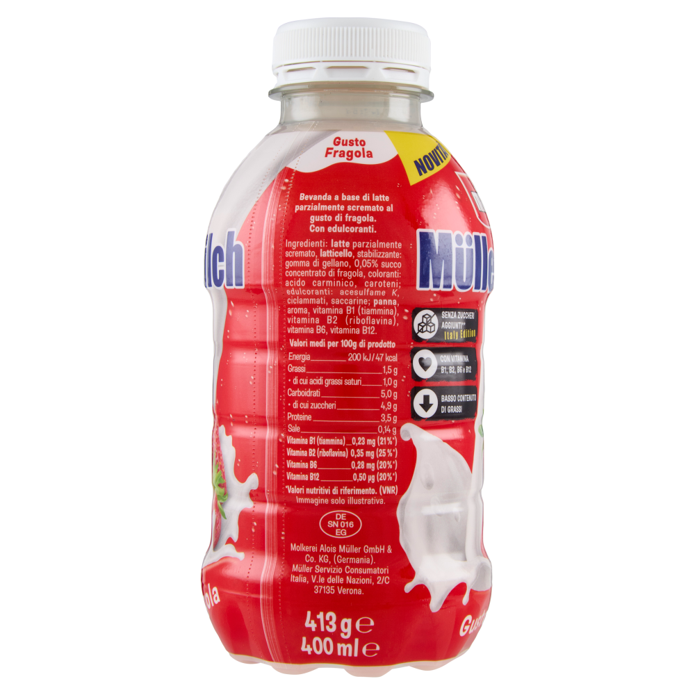 müller Müllermilch Gusto Fragola 413 g