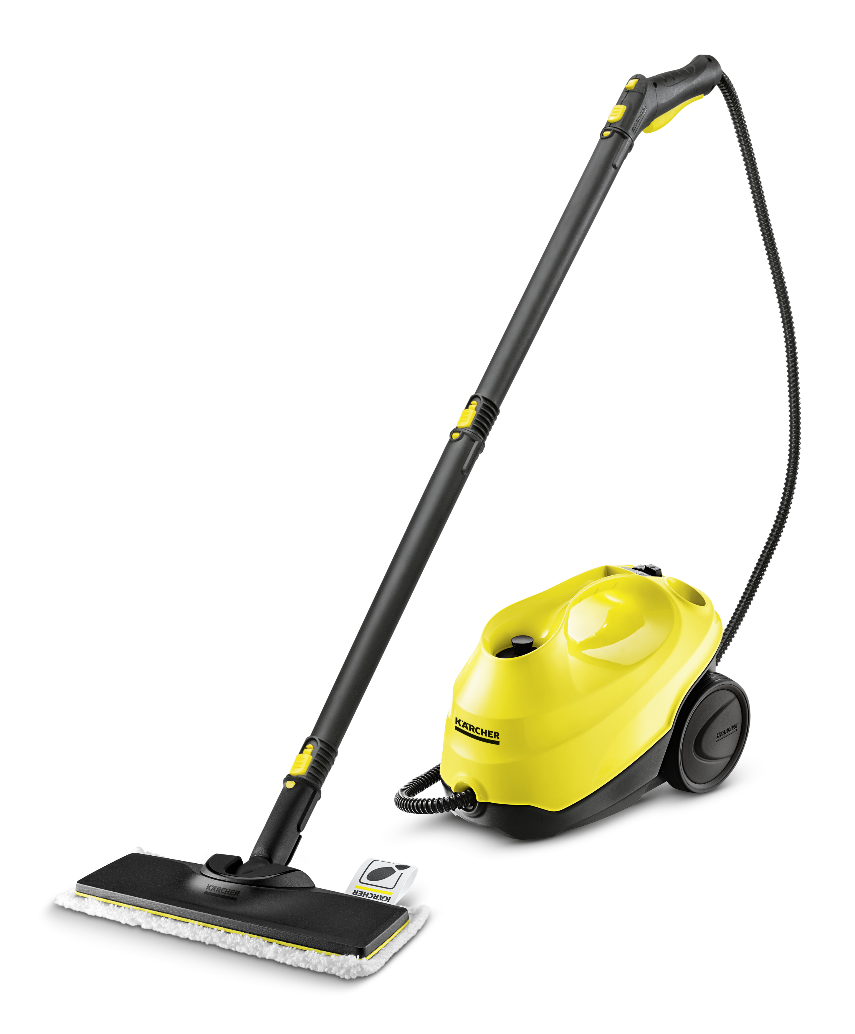 K&auml;rcher SC 3 EasyFix Pulitore a vapore cilindrico 1 L 1900 W Nero, Giallo