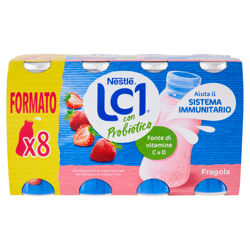 NESTL&Eacute; LC1 con Probiotico Fragola 8x90g
